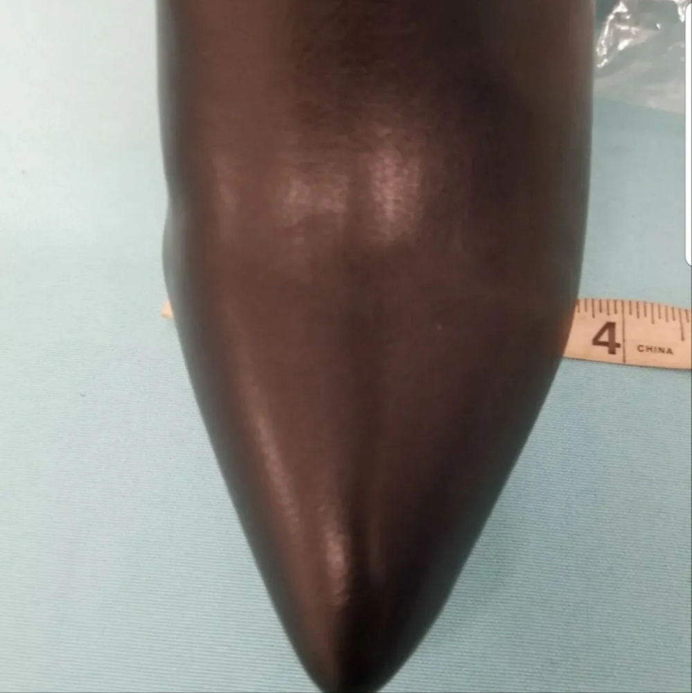 Black women's boots, high heels, various sizes synthetic leather upper - Picture 8 of 12